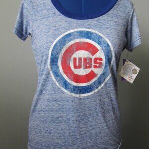 Touch by Alyssa Milano Chicago Cubs G-111 Crew Neck T-Shirt - X-Large